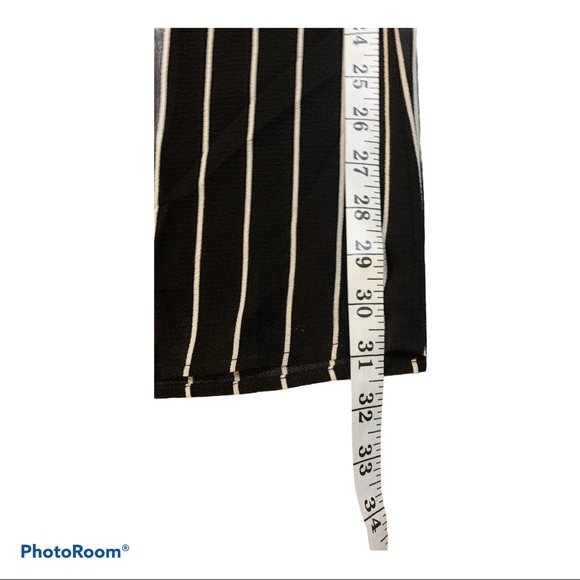 Striped Wide Leg Pants Size Large - Picture 6 of 7